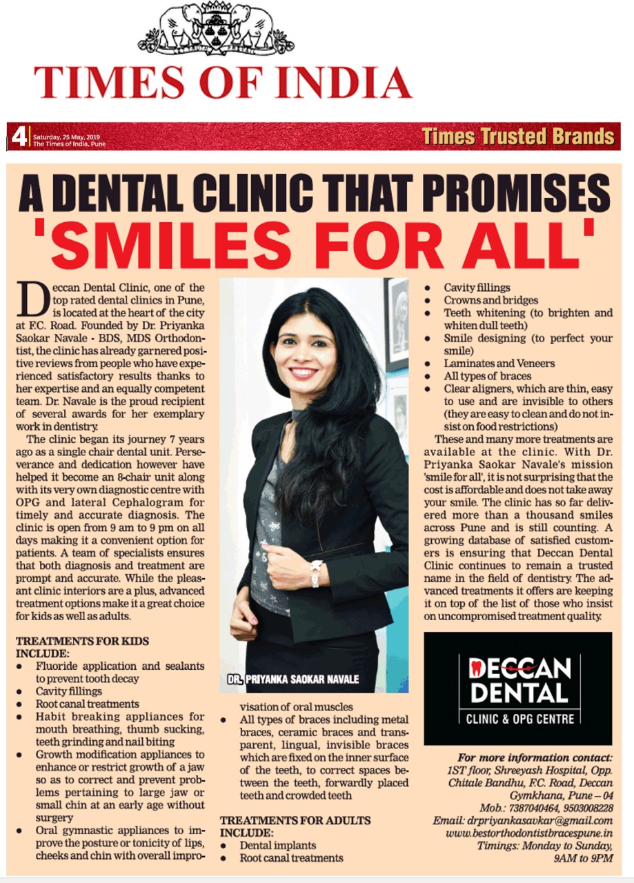 Awarded Pune's Best Dentist | FREE Dental Checkup| Best Dental Clinic in Pune